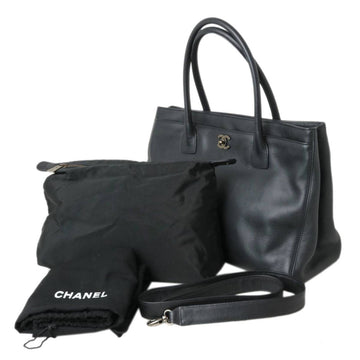 CHANEL / Chanel executive tote bag caviar skin black 6178007