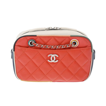 CHANEL Matelasse Camera Bag Chain Shoulder Multicolor Ladies Lambskin