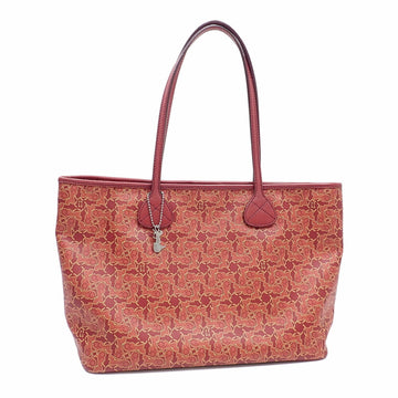 CELINE Tote Bag Ladies Red PVC Leather Salky