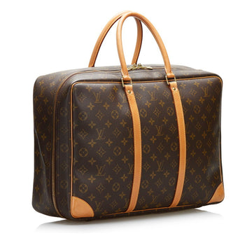 Louis Vuitton Monogram Sirius 45 Boston Bag M41408 Brown PVC Leather Ladies LOUIS VUITTON