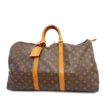 LOUIS VUITTONAuth  Monogram Keepol 50 M41426 Boston Bag