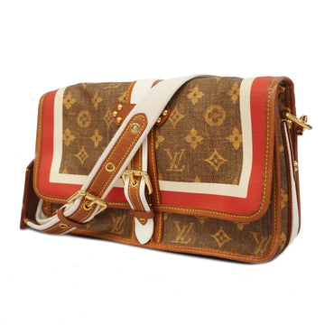 Louis Vuitton Monogram Tisse Porterilleur M56387 Women's Shoulder Bag