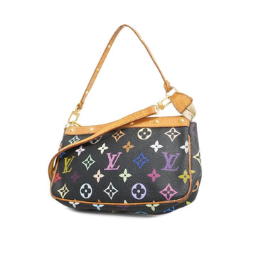 LOUIS VUITTON Pouch Monogram Multicolor Pochette Accessory M92648 Noir Ladies