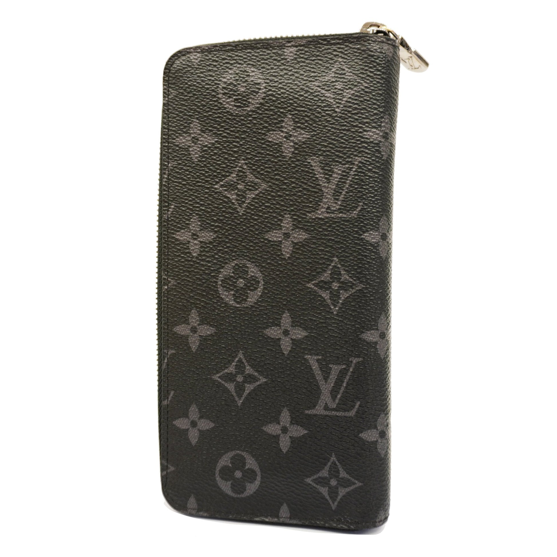 Louis Vuitton Zippy Wallet Vertical Eclipse Monogram Eclipse