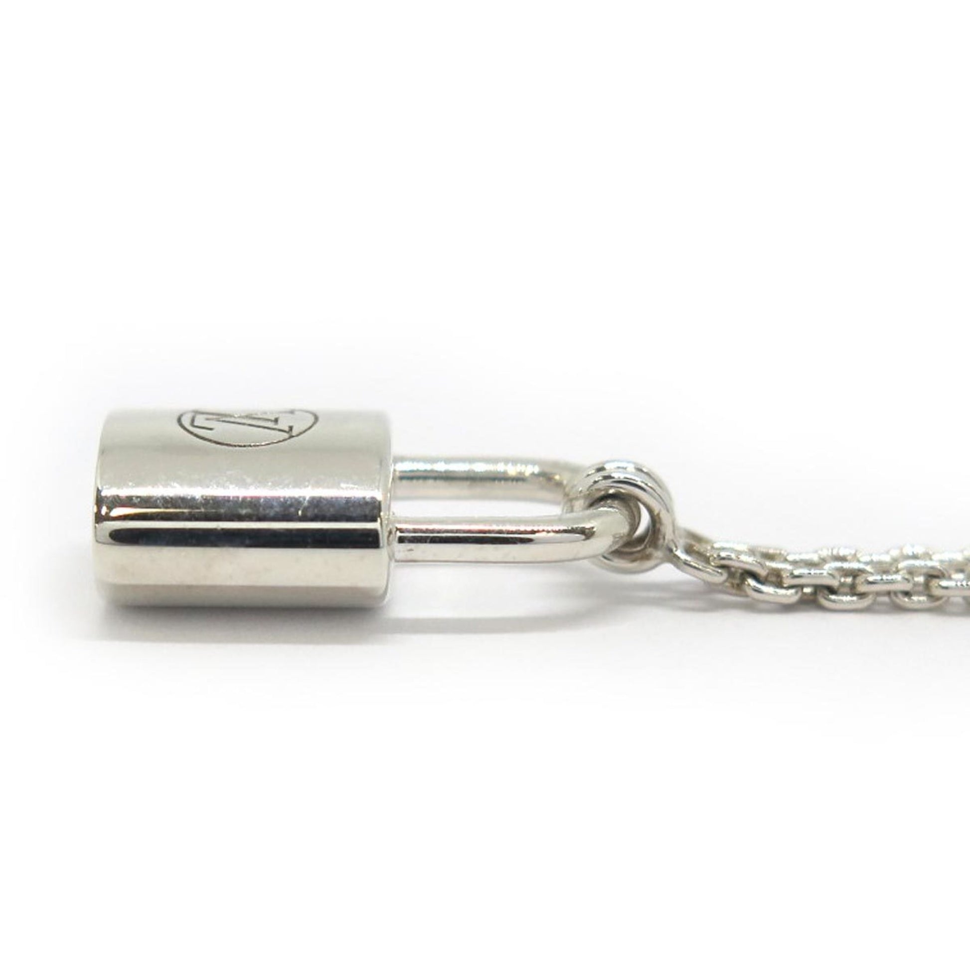 Louis Vuitton Silver lockit pendant, sterling silver (Q93559