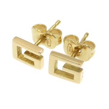 GUCCI G Earrings Women's K18YG 1.3g 18K Yellow Gold 750