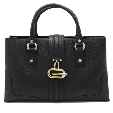 GUCCI tote bag handbag leather black 131325