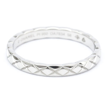 CHANEL Coco Crush Ring Mini Model White Gold [18K] Fashion No Stone Band Ring Silver