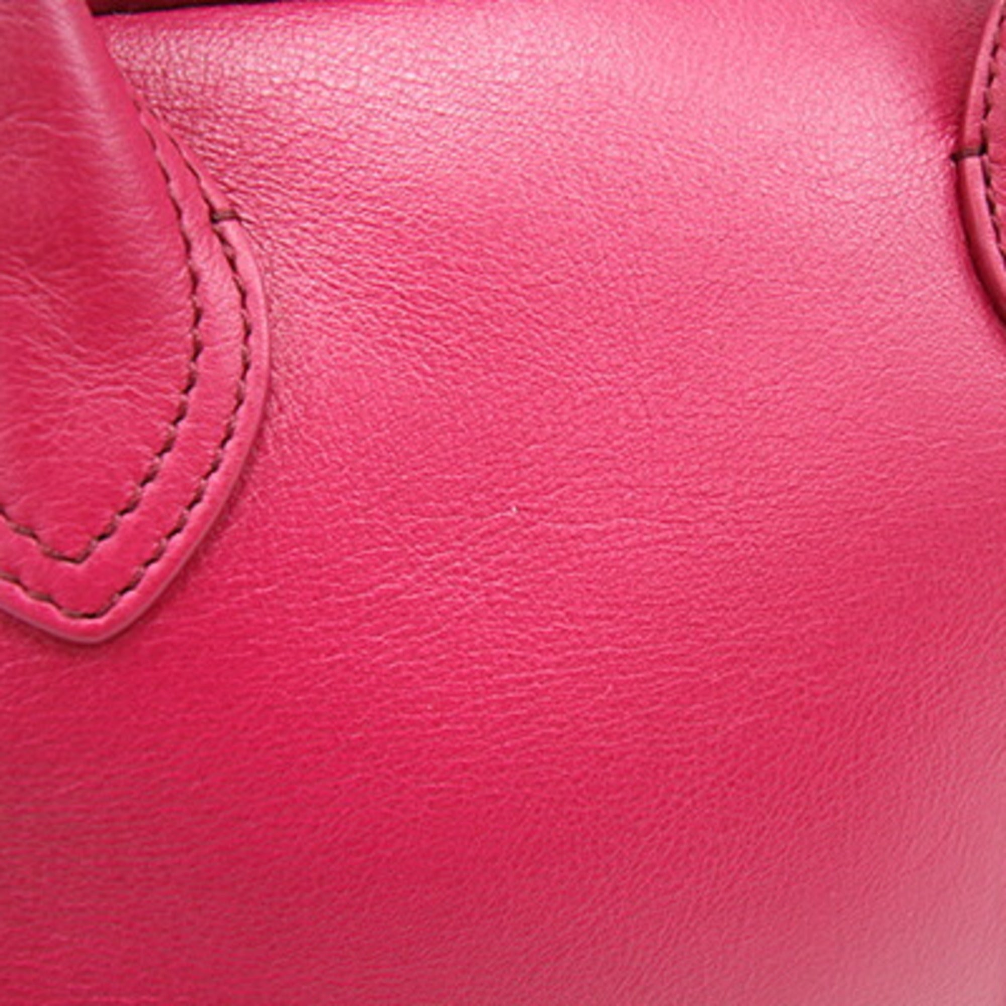 J&M DAVIDSON Handbag BAULETTO S Pink Leather Women's Shoulder Bag Bost