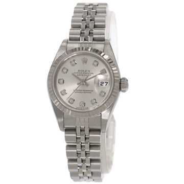 ROLEX 79174G Datejust 10P Diamond Watch Stainless Steel/SS Ladies
