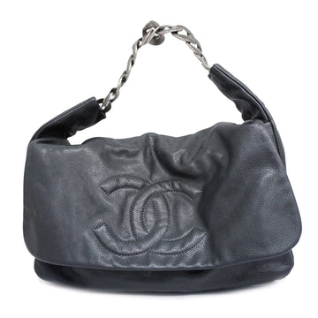 CHANELAuth  Handbag Women's Caviar Leather Gray