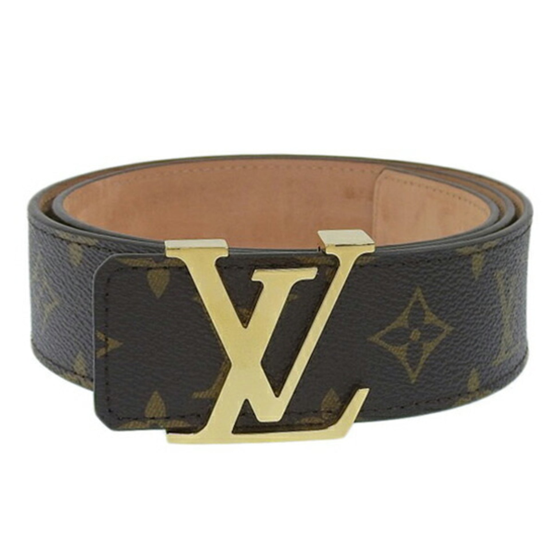Louis Vuitton - Authenticated Shape Belt - Leather Brown for Men, Never Worn