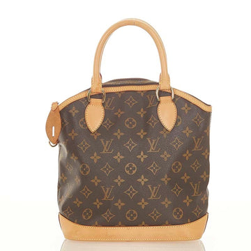 Louis Vuitton Monogram Lockit Tote Bag M40102 Brown PVC Leather Ladies LOUIS VUITTON