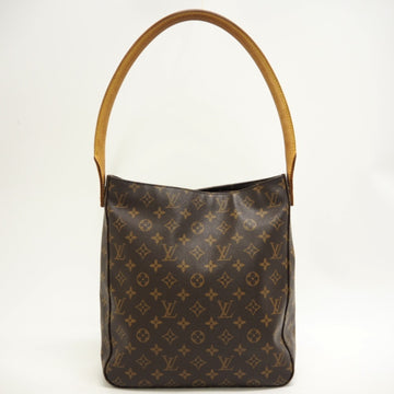 LOUIS VUITTON M51146 Looping MM Monogram Shoulder Bag Brown Women's