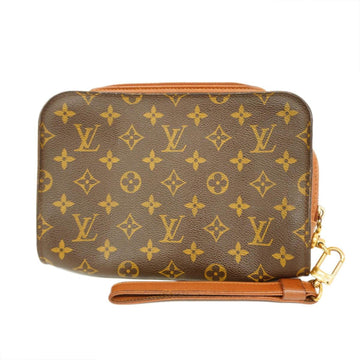 LOUIS VUITTON Clutch Bag Monogram Orsay M51790 Brown Ladies