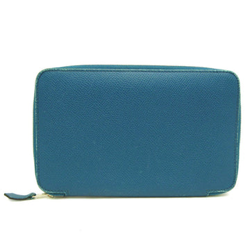 HERMES A5 Planner Cover Blue Agenda Zip Vision