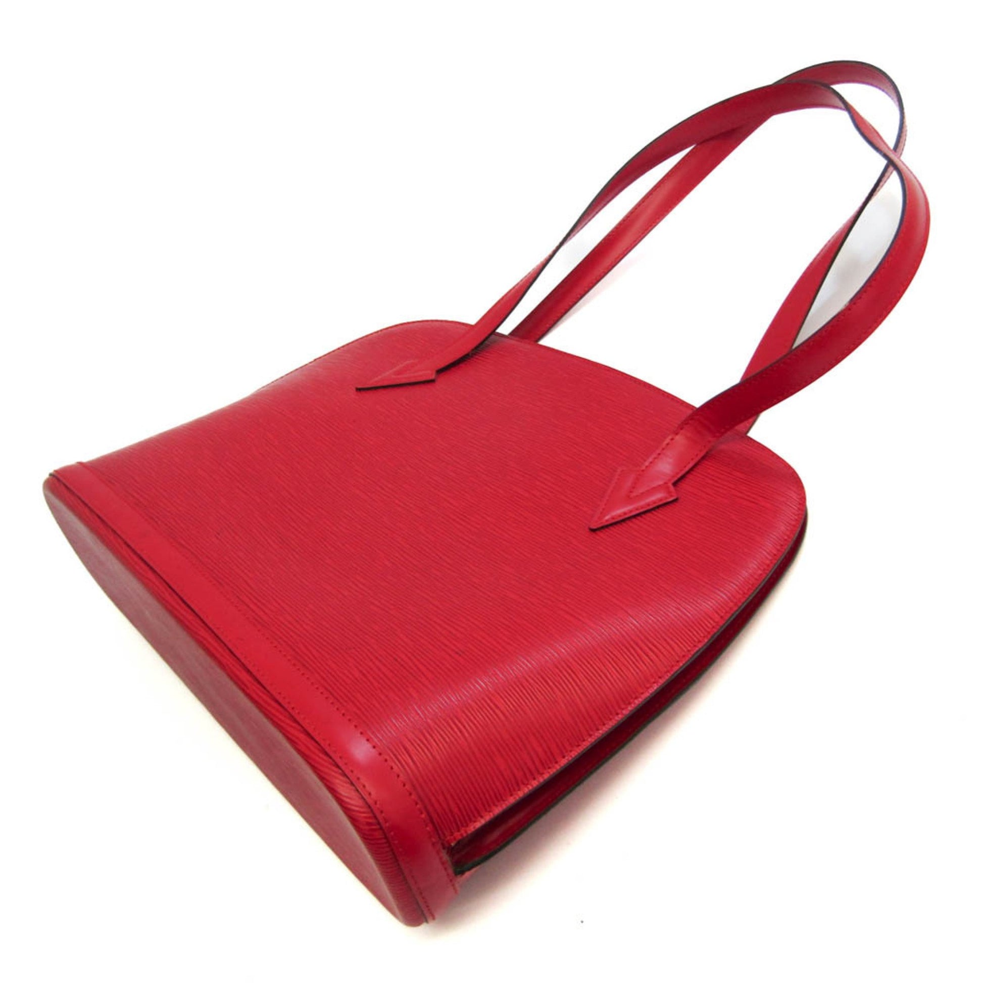 Louis Vuitton Epi Lussac Tote Bag Shoulder M52287 Castilian Red