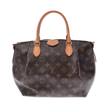 Louis Vuitton Monogram Turen PM Brown M48813 Women's Canvas Handbag