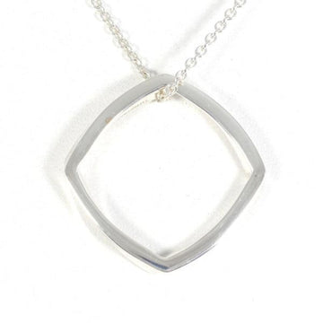 TIFFANY open square silver necklace total weight about 5.5g 41cm jewelry