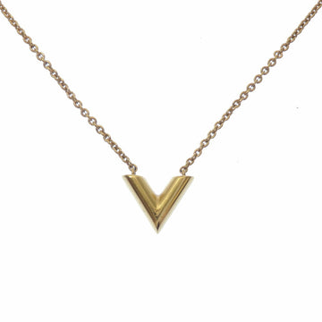 Louis Vuitton Necklace Essential V Women's Metal Gold Color M61083