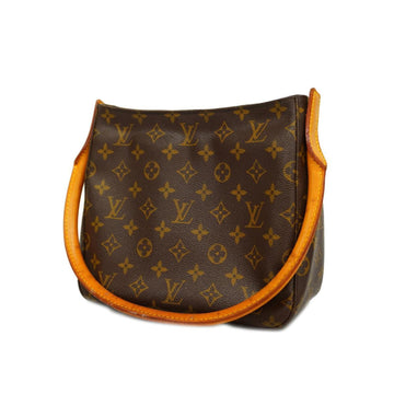 LOUIS VUITTON Shoulder Bag Monogram Looping MM M51146 Brown Ladies