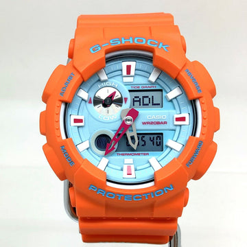 CASIO G-SHOCK Watch GAX-100X-4AJR G-LIDE G Ride in4mation Information Collaboration Double Name Ana-Digi Quartz Orange