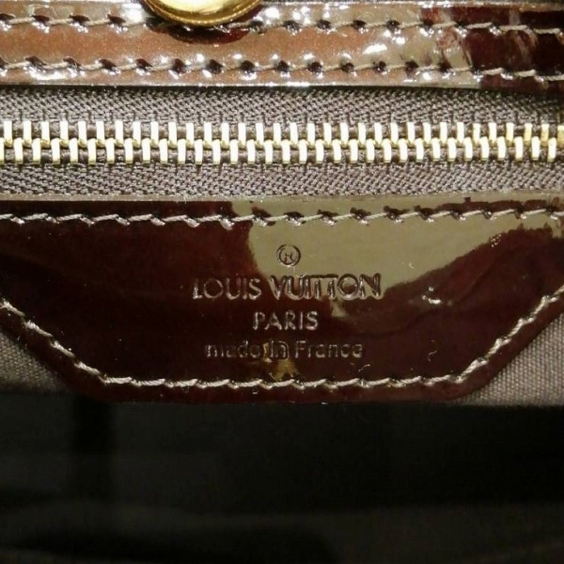 Pre-Owned Louis Vuitton Bag Wilshire PM Amaranto Dark Purple Handbag Tote  Women's Monogram Verni M93641 LOUISVUITTON (Good)