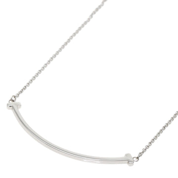 TIFFANY T smile small necklace K18 white gold Ladies &Co.