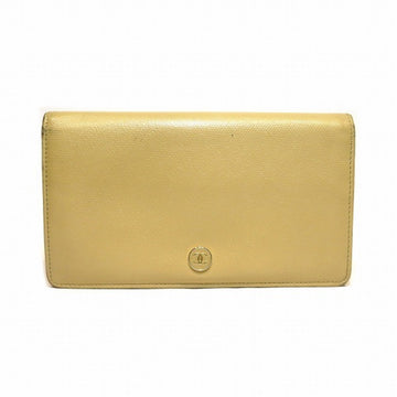 CHANEL Old here mark long wallet ladies