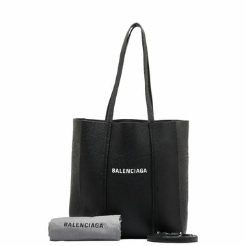 BALENCIAGA Everyday XS Handbag Tote Bag 551810 Black Leather Women's