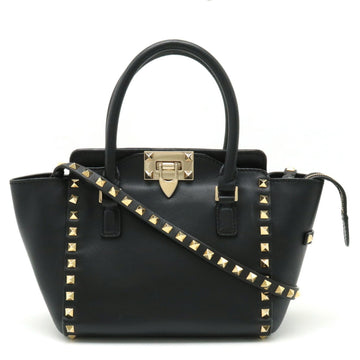 VALENTINO GARAVANI Garavani Studded Handbag Shoulder Bag Black