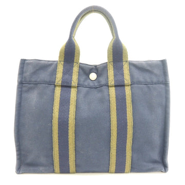 HERMES Fool to PM tote bag navy ladies