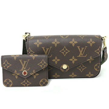 LOUIS VUITTON Multi Pochette Felicie Shoulder Bag M80091 Brown