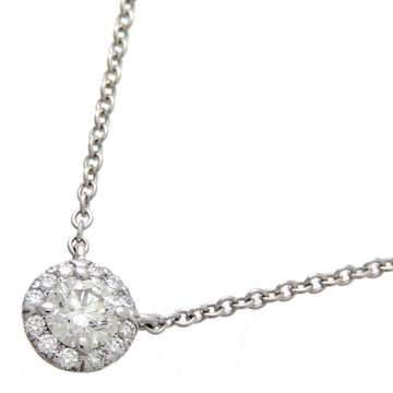 TIFFANY Soleste 0.20ct Diamond Women's Necklace Pt950 Platinum