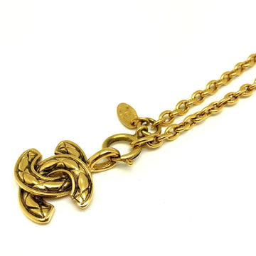 CHANEL necklace 3858 here mark gold accessories ladies women