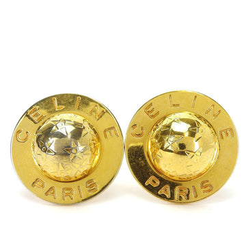 CELINE earrings star ball gold GP accessories accessory earring