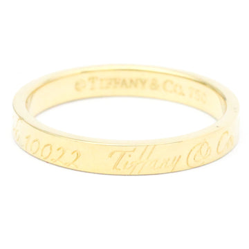 TIFFANY Notes Ring Yellow Gold [18K] Fashion No Stone Band Ring Gold