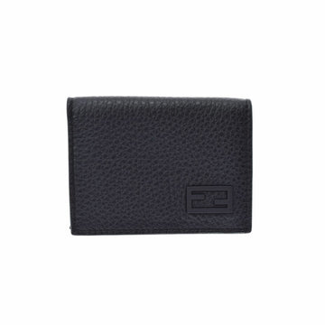 Fendi 7M0280 Men,Unisex Leather Wallet (tri-fold) Black