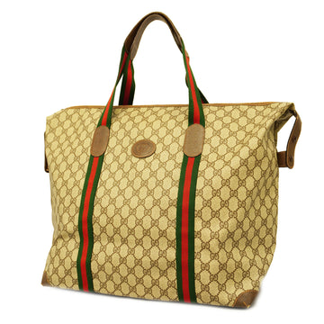 GUCCIAuth  Sherry Line Boston Bag 89 19 012 Men,Women,Unisex GG Supreme