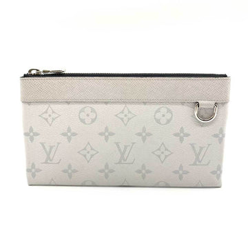 LOUIS VUITTON Wallet Pochette Discovery PM Antarctica White Long Flat Square Pouch Ladies Men's Tigerama Leather M30279 LOUISVUITTON