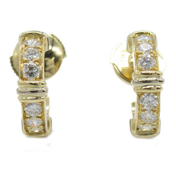 CARTIER contessa earrings Pierced earrings Clear K18 [Yellow Gold] Clear