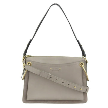 CHLOE  Leather Roy Handbag - Gray