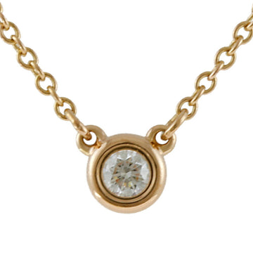 TIFFANY & Co. Necklace 18K Gold Diamond Ladies