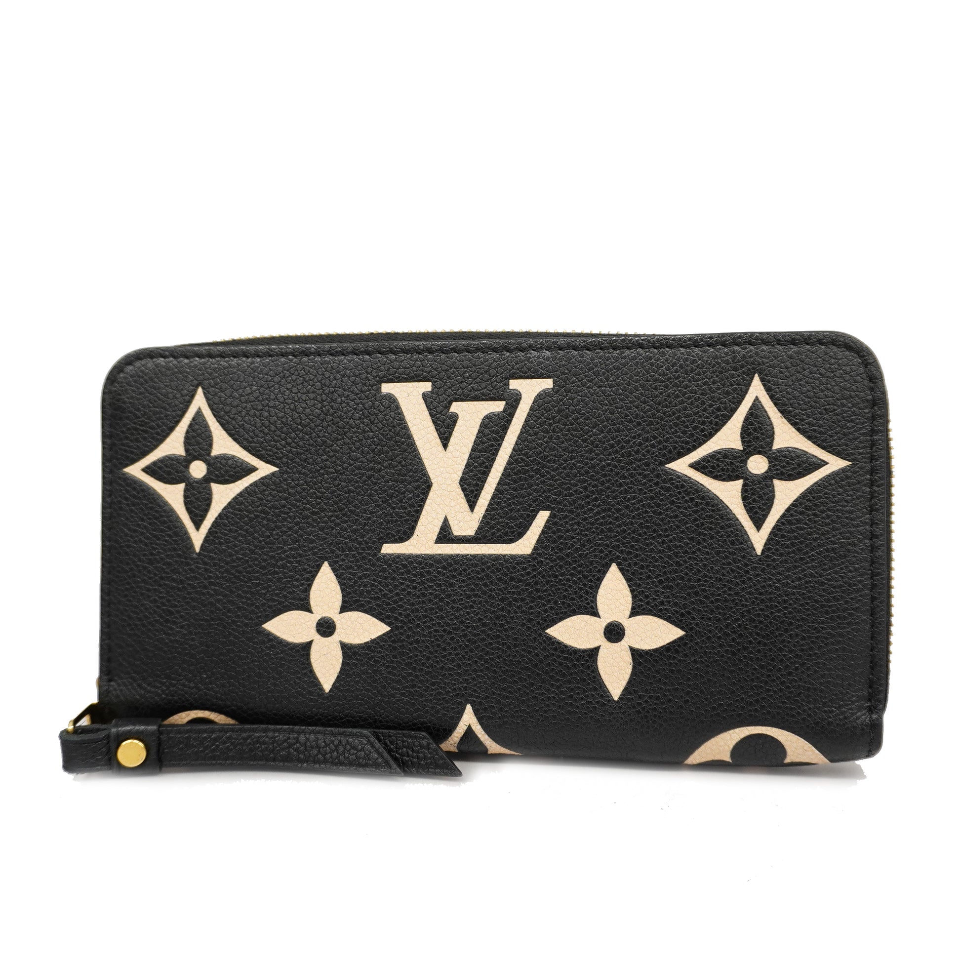 Louis Vuitton Monogram Empreinte Zippy Wallet - Black