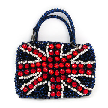 ANTEPRIMA Union Jack Mini Women's Rhinestone Handbag