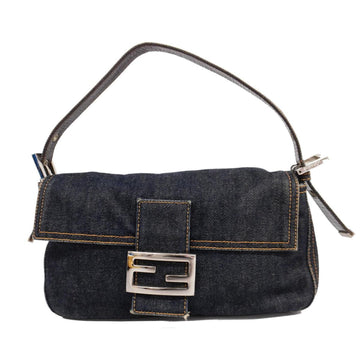 FENDI Handbag Mamma Bucket Blue Ladies