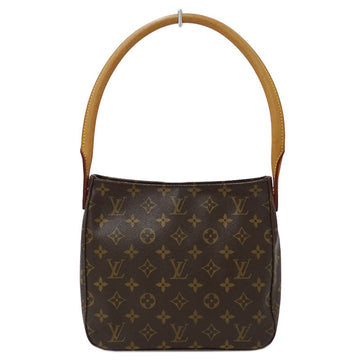 Louis Vuitton Bag Monogram Ladies Shoulder Looping MM M51146 Brown One