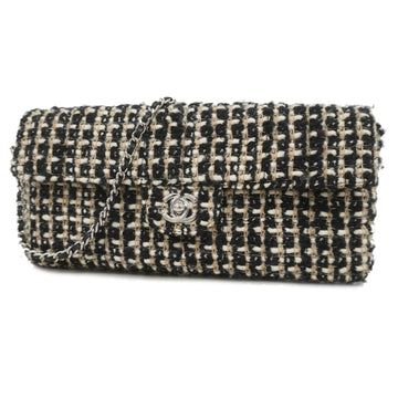 Chanel Chain Shoulder Women's Tweed Shoulder Bag Beige,Black,White