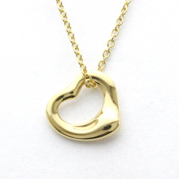 TIFFANY Open Heart Yellow Gold [18K] No Stone Men,Women Fashion Pendant Necklace