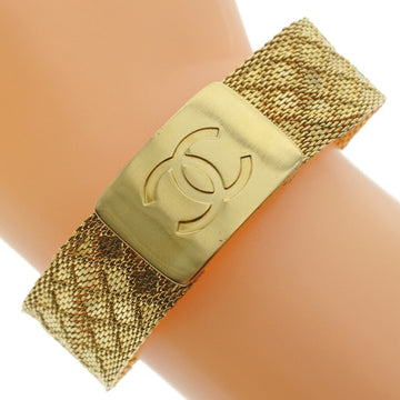 CHANEL here mark vintage gold plated 97A ladies bracelet